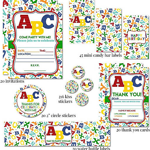 ABC Birthday Bundle 321pc. by AmandaCreation