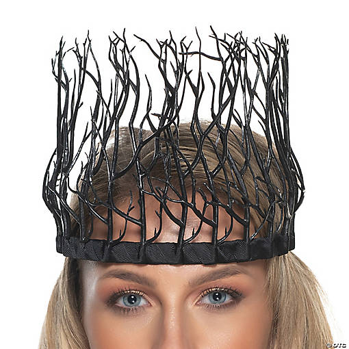 Adults Black Evil Tree Branch Crown