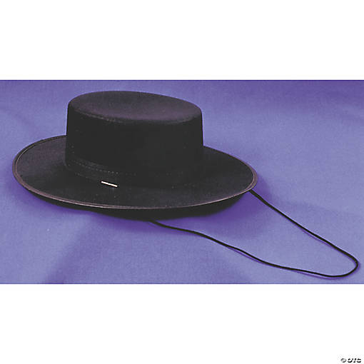 Adults Black Spanish Hat - Small