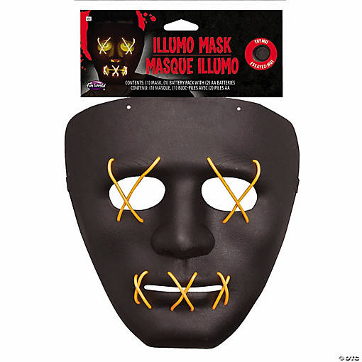 Adults Light-Up Illumo String Full Mask - One Size