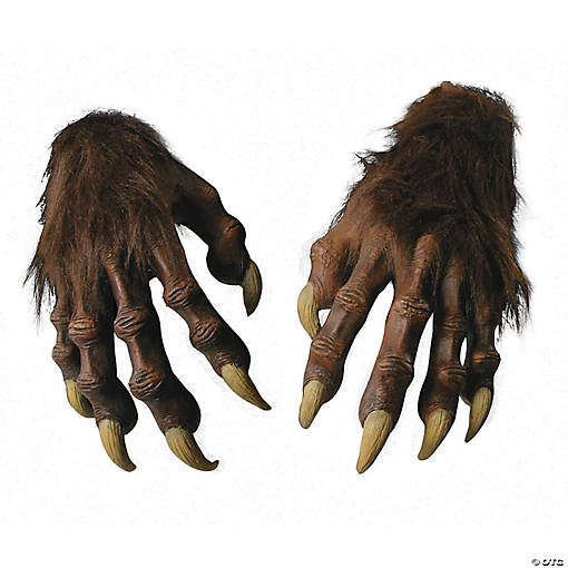 Adults Werewolf Hands Costume Accessory