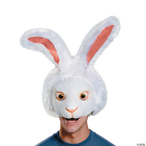 Adults&amp;#8217; White Rabbit Mask