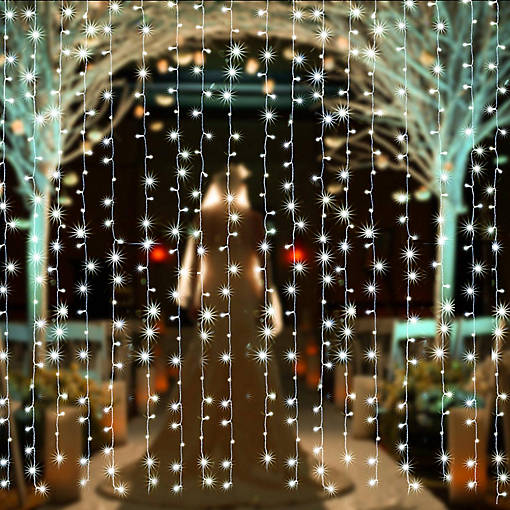 AGPtek 42.6FT 100LED Solar Rope String Lights Waterproof (White)