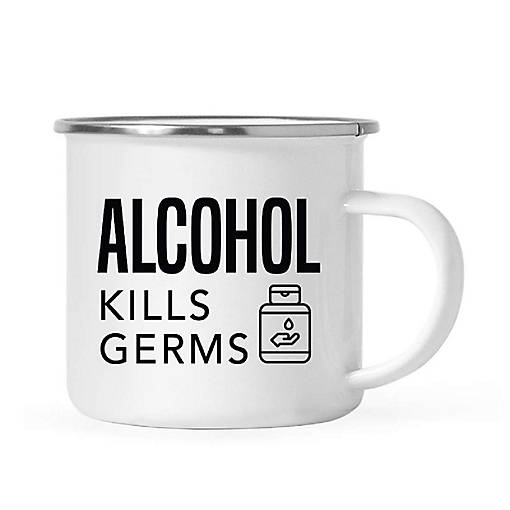 Alcohol Social Distanc 11oz Campfire Mug