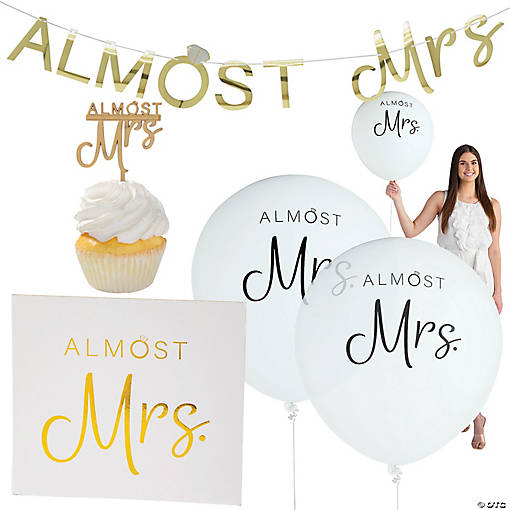 Almost Mrs. Wedding Shower Kit - 29 Pc.