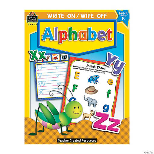 Alphabet Write-On Wipe-Off Book
