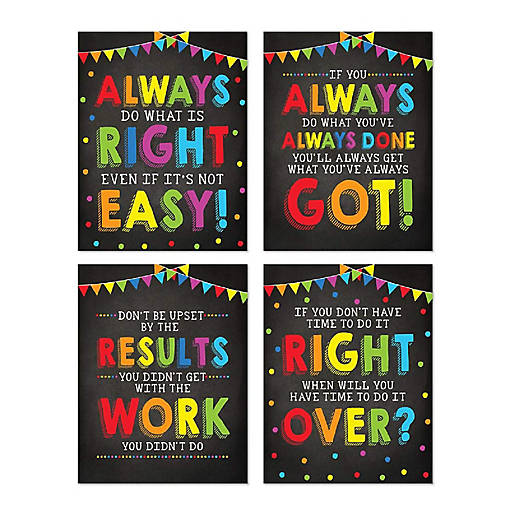 Always Do What Is Right 8.5x11in 4-Pack