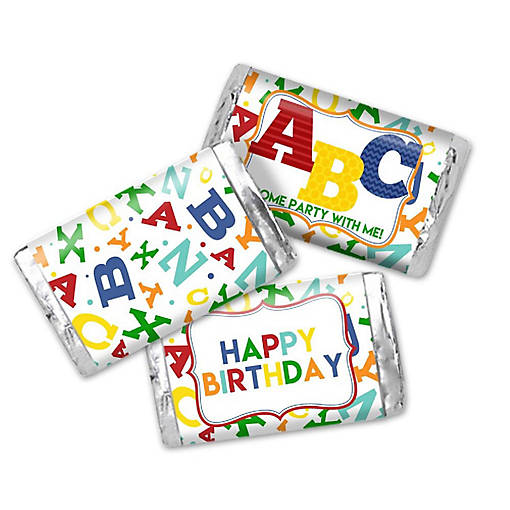 AmanadaCreation ABC Mini Candybar Wrappers 45pcs.