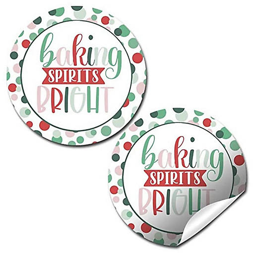 AmandaCreation Baking Spirits Bright Gift Tag 40pc.