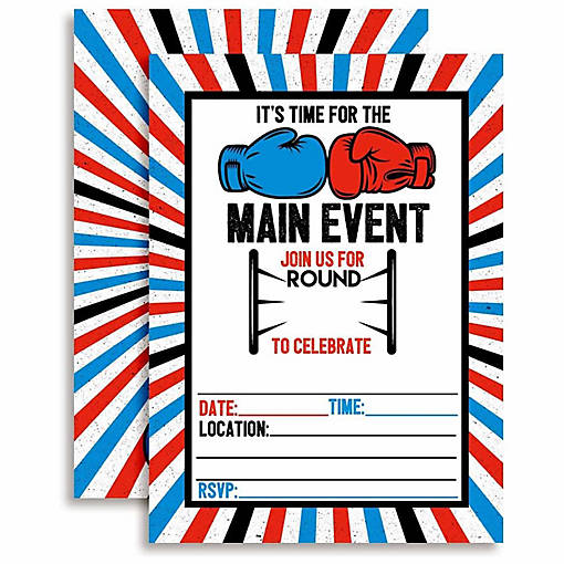 AmandaCreation Boxing Invites 40pc.