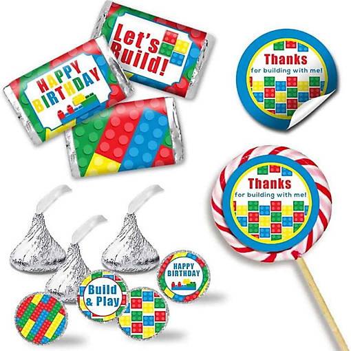AmandaCreation Building Blocks and Bricks Sticker Bundle 429pc.