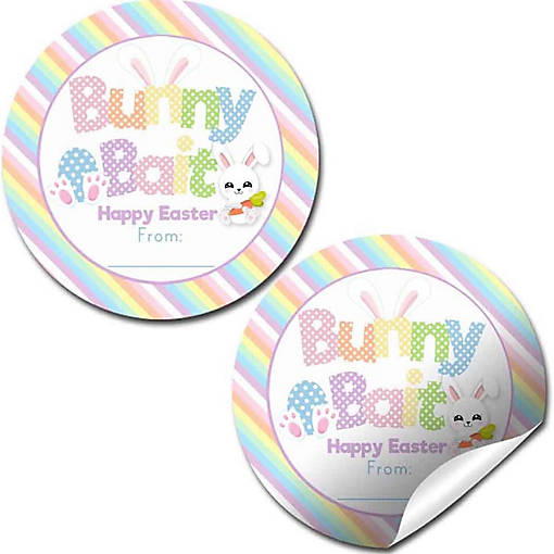 AmandaCreation Bunny Bait Pastel Easter Envelope Seal 40pcs.