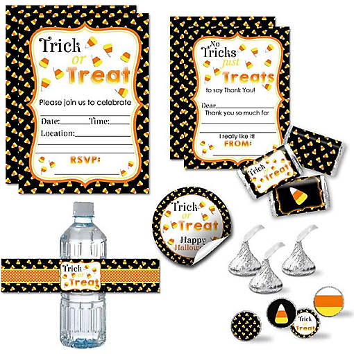 AmandaCreation Candy Corn Party Bundle 381pc.