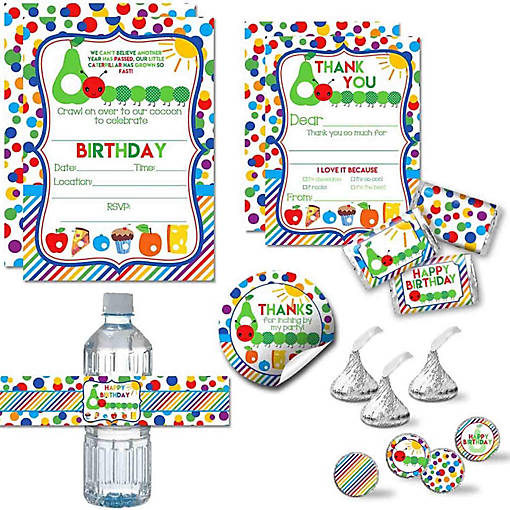 AmandaCreation Caterpillar Birthday Bundle 321pc.