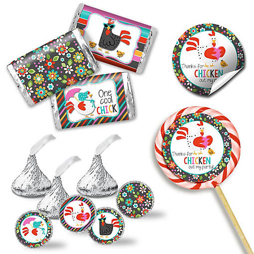 AmandaCreation Cool Chick Birthday Sticker Bundle 429pcs.