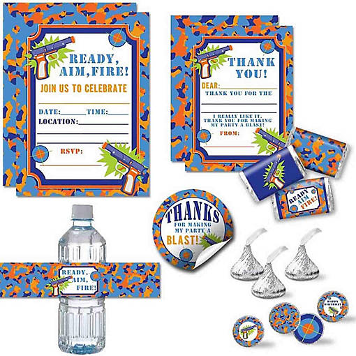 AmandaCreation Dart Gun Birthday Bundle 321pc.