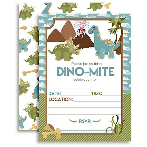 AmandaCreation Dino-Mite Invites 40pc.