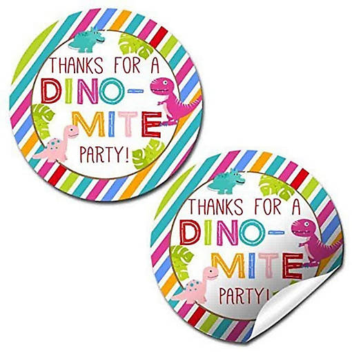 AmandaCreation Dinosaur Envelope Seals 40pc.