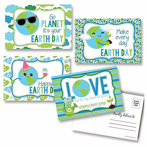 AmandaCreation Earth Day Postcards 20pc.