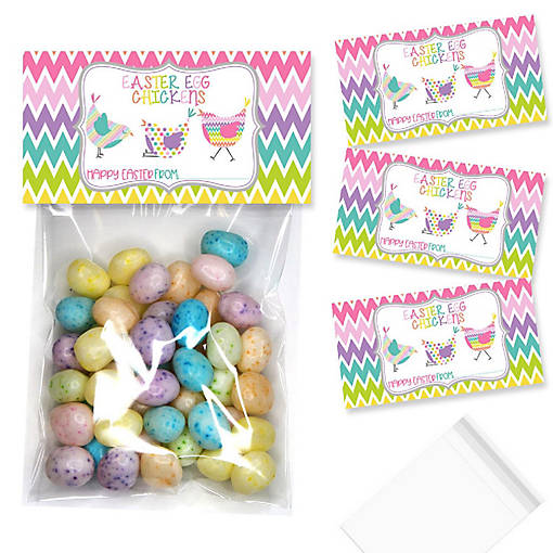 AmandaCreation Easter Chickens Bag Toppers 40pc.
