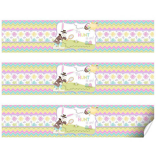 AmandaCreation Easter Egg Detective Water Bottle Labels 20 pcs.