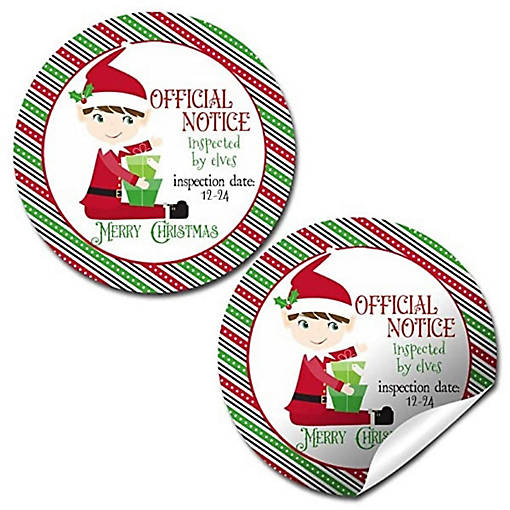 AmandaCreation Elf Inspection Gift Tag 40pc.