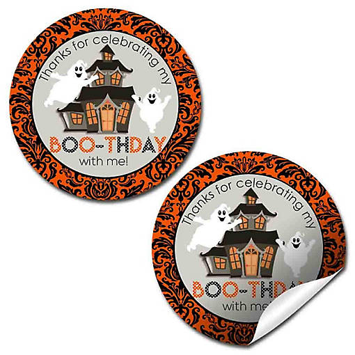 AmandaCreation Ghost Booth-day Envelope Seals 40pc.