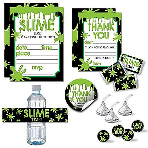 AmandaCreation Green Slime Party Bundle 381pc.