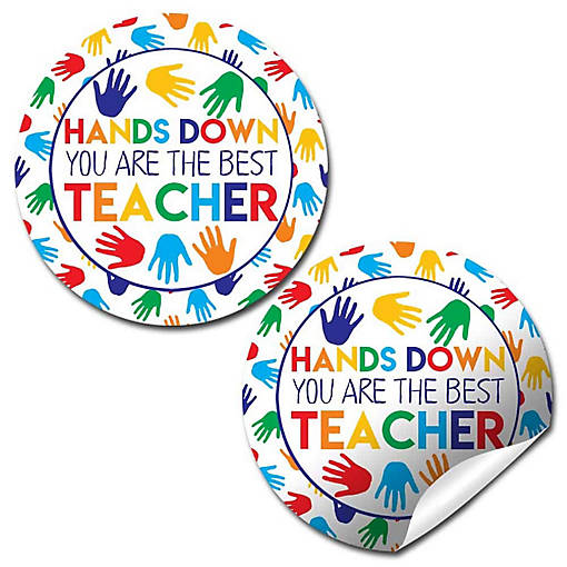 AmandaCreation Handprint Appreciation Envelope Seals 40pc.