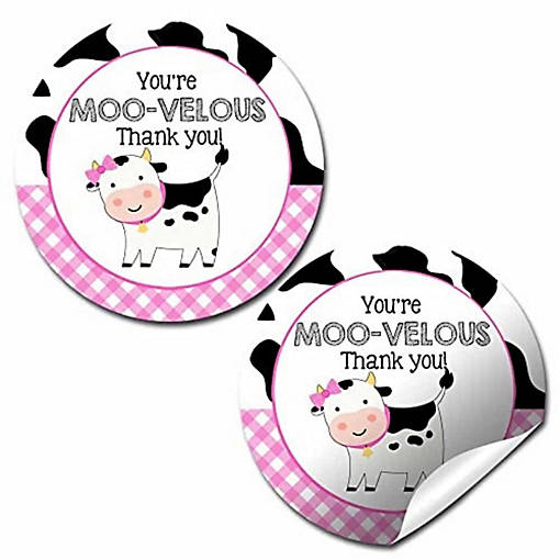 AmandaCreation Heard The Moos Envelope Seals 40pc.