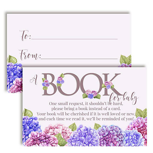 AmandaCreation Hydrangea Book Card 20pc.
