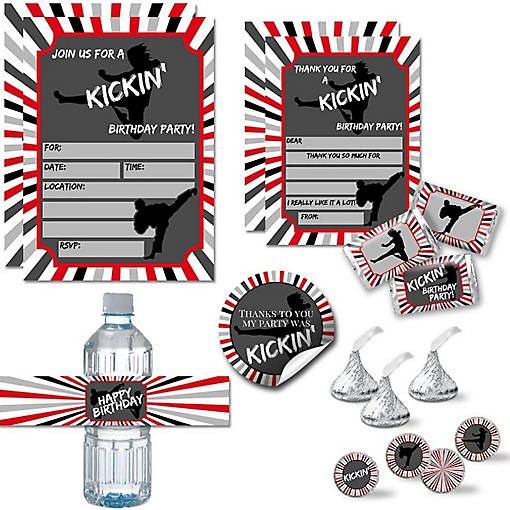 AmandaCreation Karate Birthday Bundle 321pc.