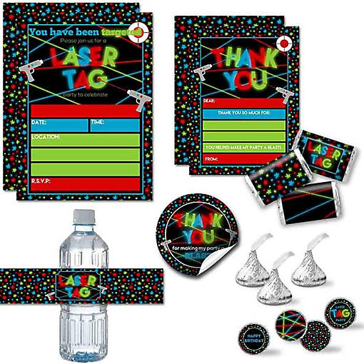 AmandaCreation Laser Tag Birthday Bundle 321pc.