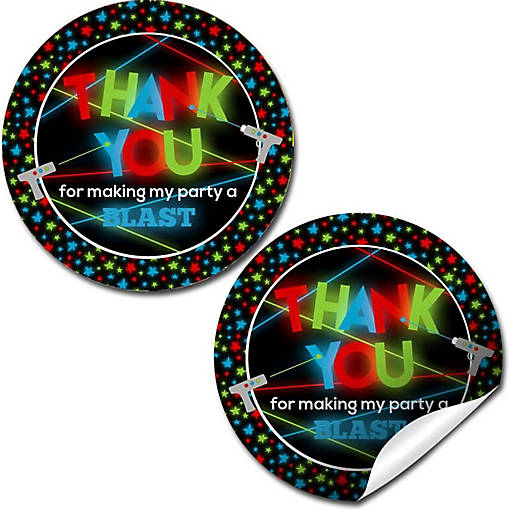 AmandaCreation Laser Tag Envelope Seal 40pcs.