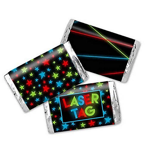AmandaCreation Laser Tag Mini Candybar Wrapper 45pc.