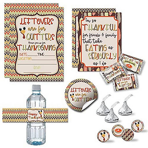 AmandaCreation Leftovers Are For Quitters Party Bundle 381pc.