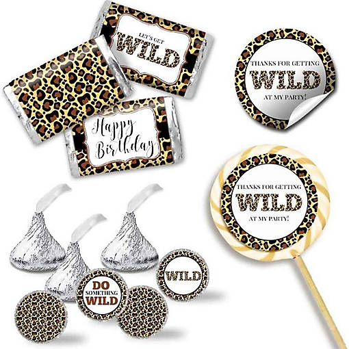 AmandaCreation Leopard Print Sticker Bundle 429pc.