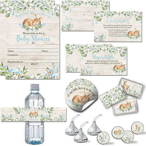 AmandaCreation Little Deer Blue Party Bundle 381pc.