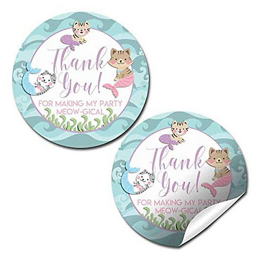 AmandaCreation Meowmaids Envelope Seals 40pc.