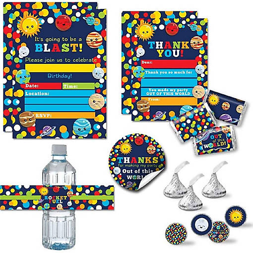 AmandaCreation Outer Space Party Bundle 381pc.