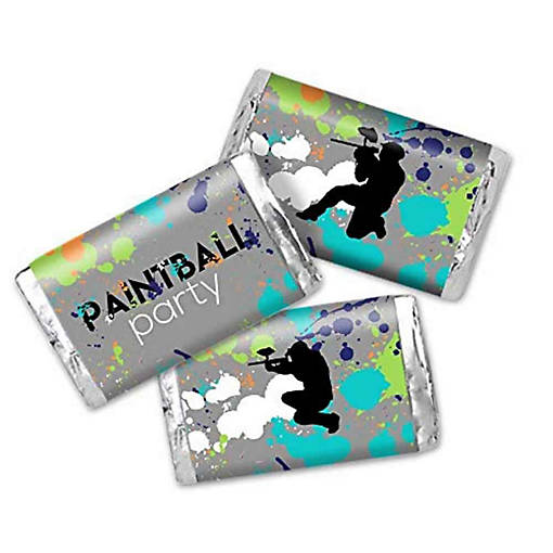 AmandaCreation Paintball Mini Candybar Wrappers 45pc.