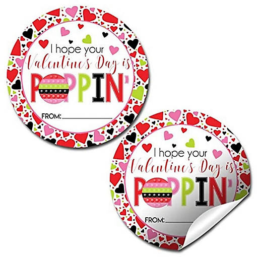 AmandaCreation Pop It Valentine Envelope Seals 40pc.