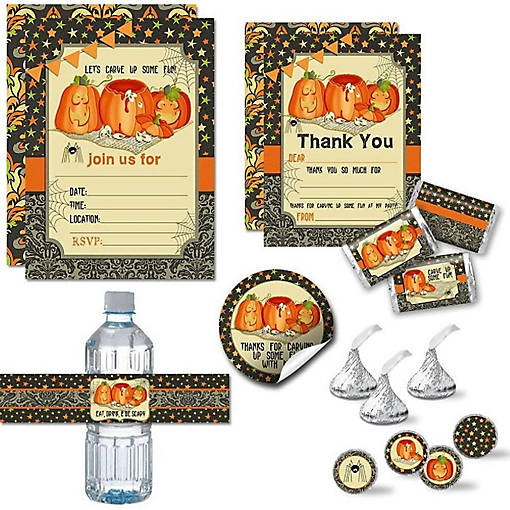 AmandaCreation Pumpkin Carving Party Bundle 381pc.