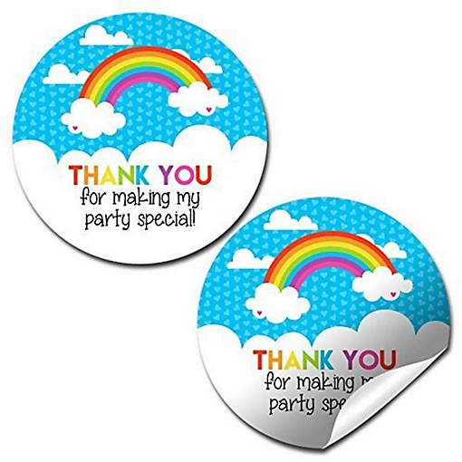 AmandaCreation Rainbow Envelope Seals 40pc.