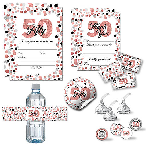 AmandaCreation Rose Gold 50 Bundle 321pc.