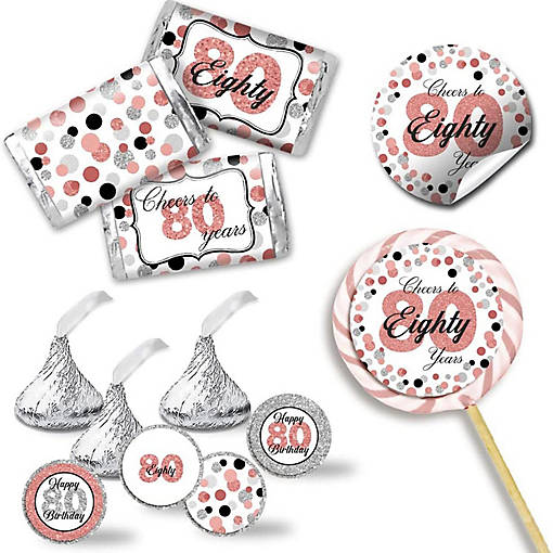 AmandaCreation Rose Gold 80 Sticker Bundle 429pcs.