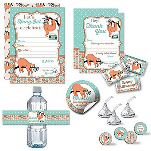 AmandaCreation Silly Sloth Party Bundle 381pc.