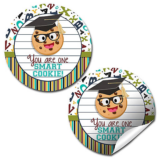 AmandaCreation Smart Cookie Grad Envelope Seal 40pcs.