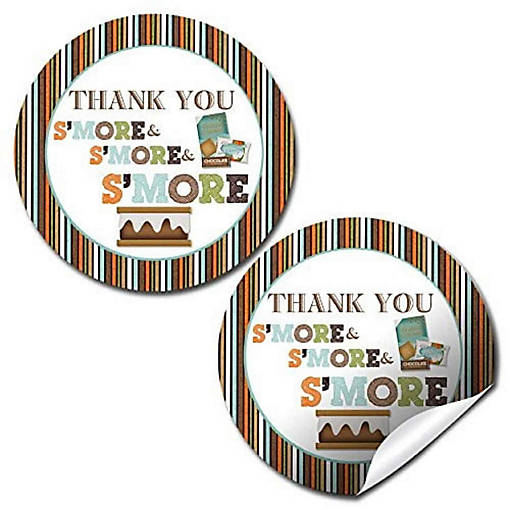AmandaCreation S'more Birthday Envelope Seals 40pc.