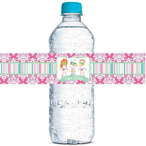 AmandaCreation Spa Water Bottle Wrappers 20pc.